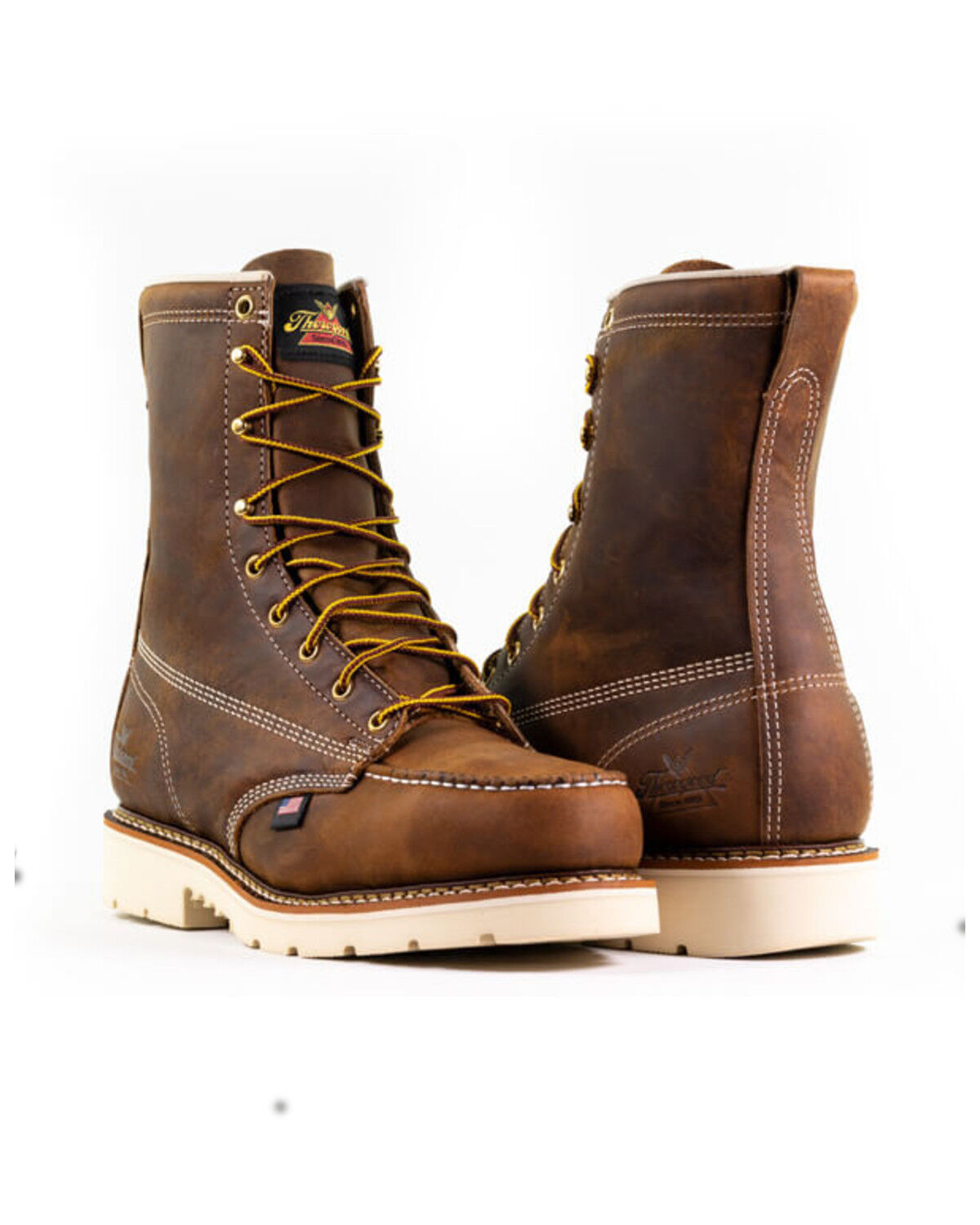 Thorogood Men's American Heritage Classics 8" USA Work Boots - Steel Toe