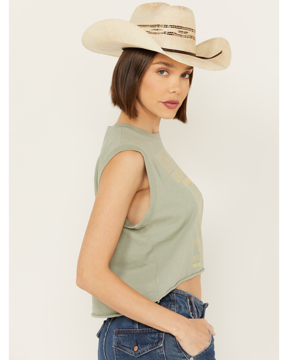 People of Leisure Women's Led Zepplin Graphic Muscle Tank