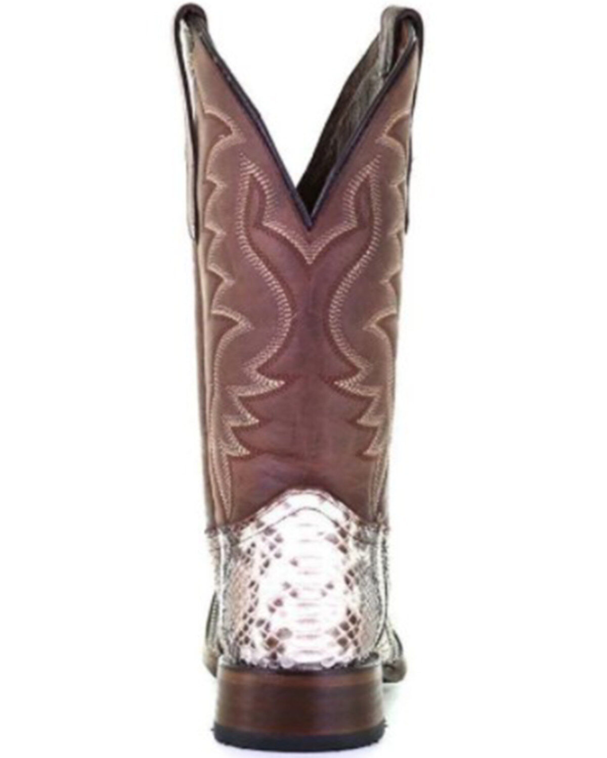 Circle G Men's Exotic Python Skin Western Boots - Square Toe