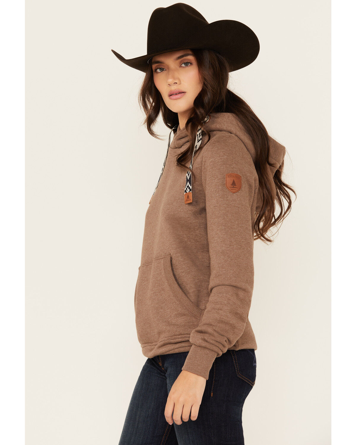 Wanakome Women's Ikatt Solid Hoodie