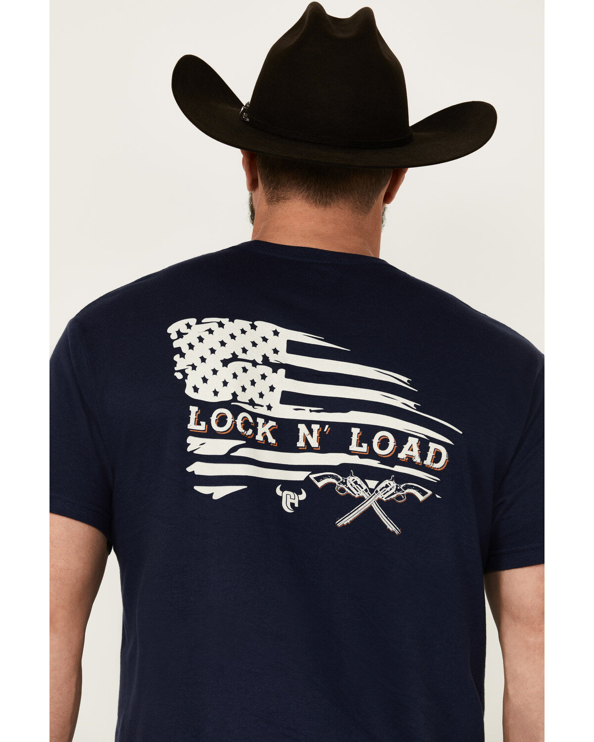 Cowboy Hardware Men's Lock & Load Short Sleeve Graphic T-Shirt