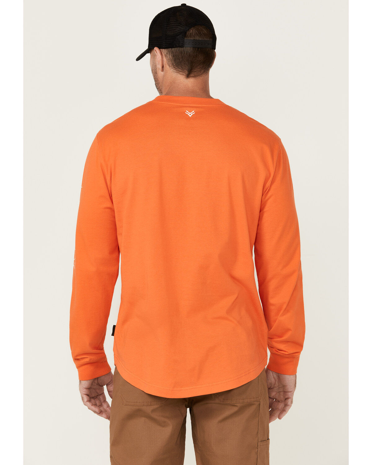 Hawx Men's Logo Long Sleeve Graphic Work T-Shirt