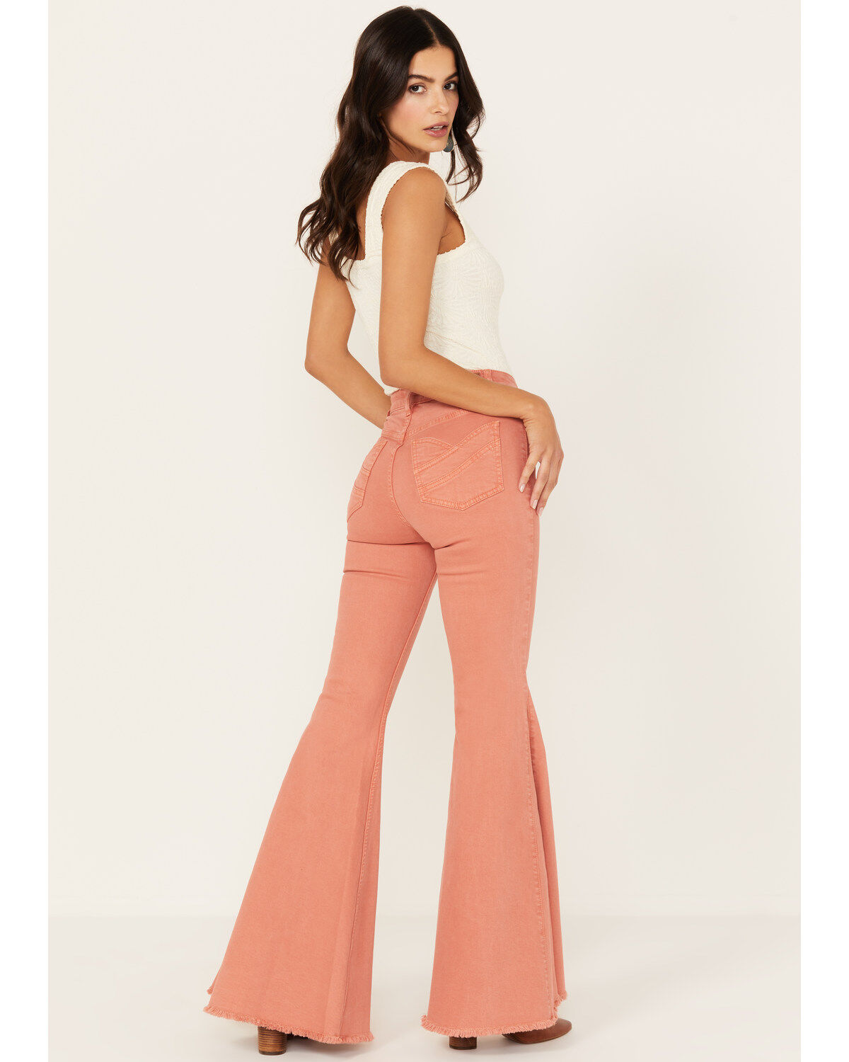 Shyanne Women's High Rise Super Flare Stretch Jeans