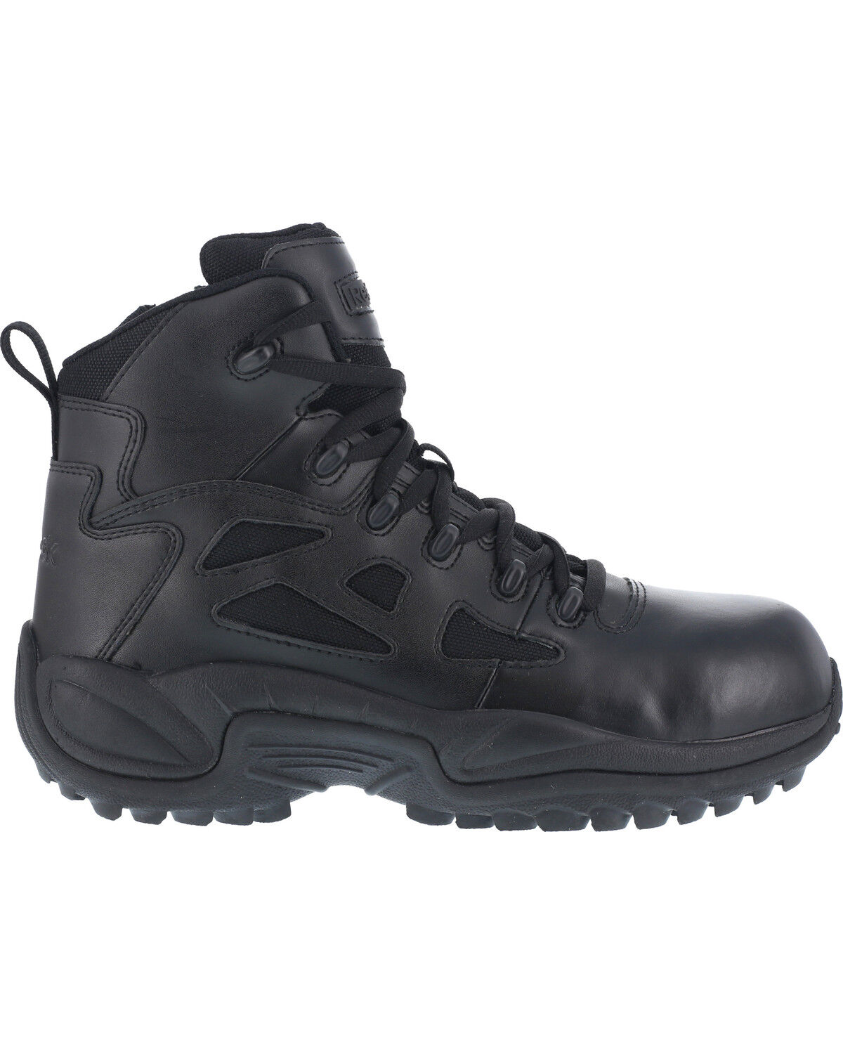 Reebok Women's Stealth 6" Lace-Up Side Zip Work Boots - Composite Toe