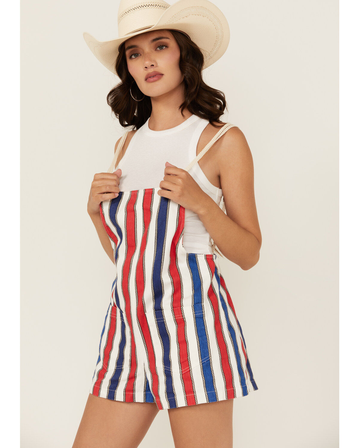 Show Me Your Mumu Women's Striped Romper