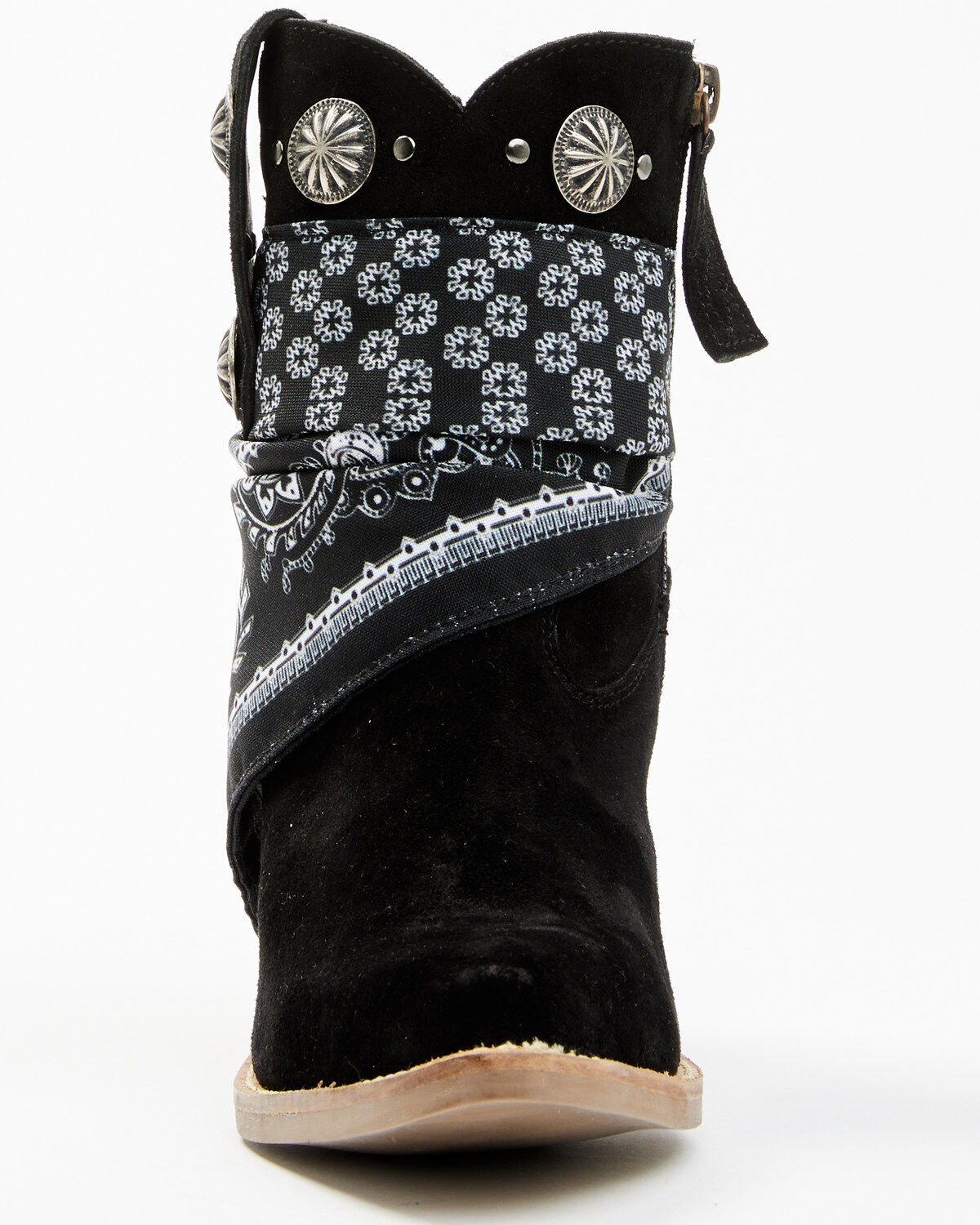 Dingo Women's Suede Bandida Western Booties - Round Toe
