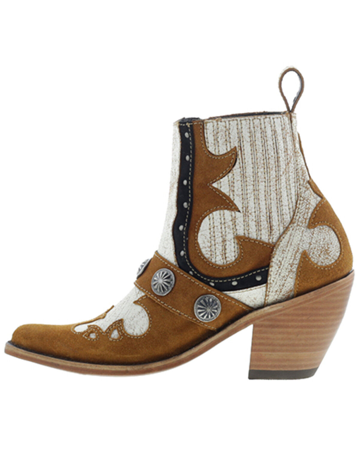 Liberty Black Women's Cobre Alejandra Concho Western Booties - Round Toe