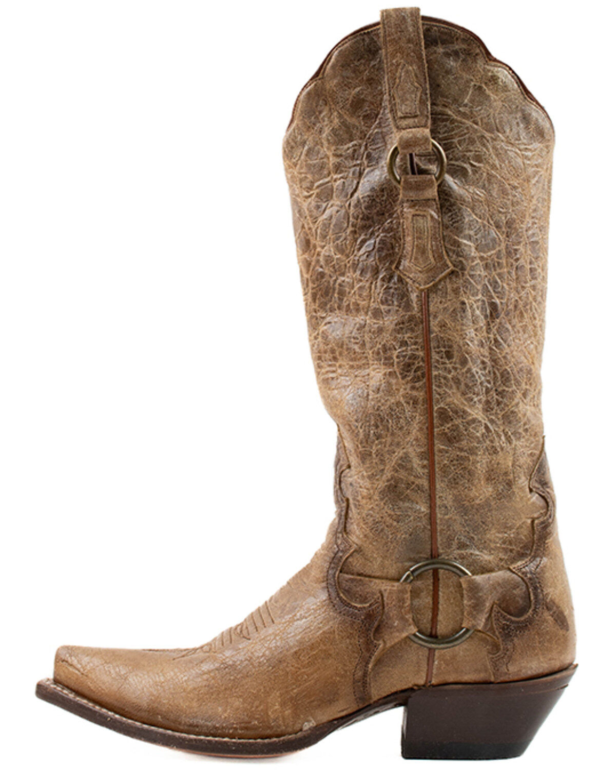 Dan Post Women's Greta Crackle Western Boots - Snip Toe