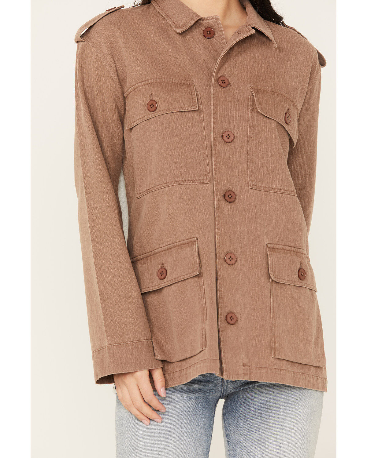 Wild Moss Women's Knit Back Howdy Jacket