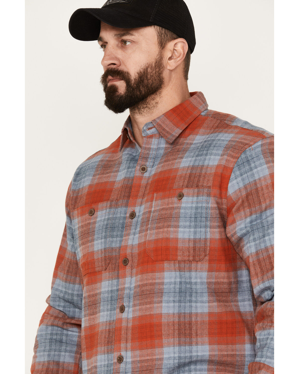Dakota Grizzly Men's Grant Plaid Button Down Western Flannel Shirt