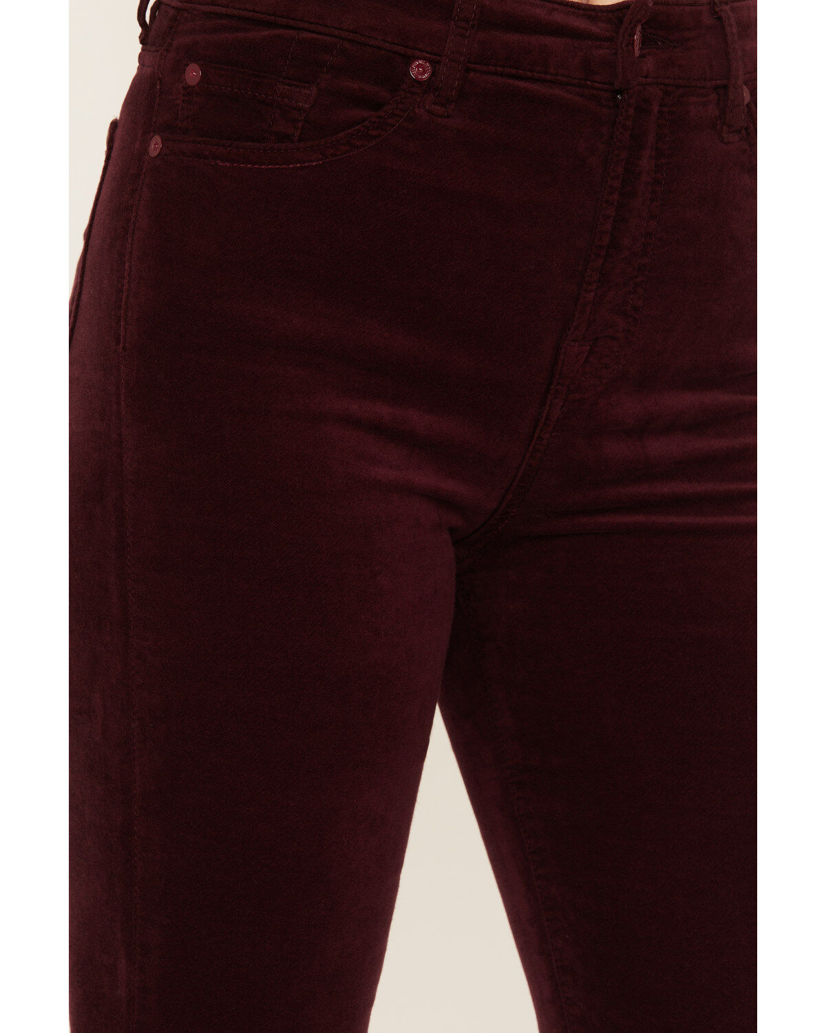 7 For All Mankind Women's High Rise Velvet Lisha Bootcut Jeans