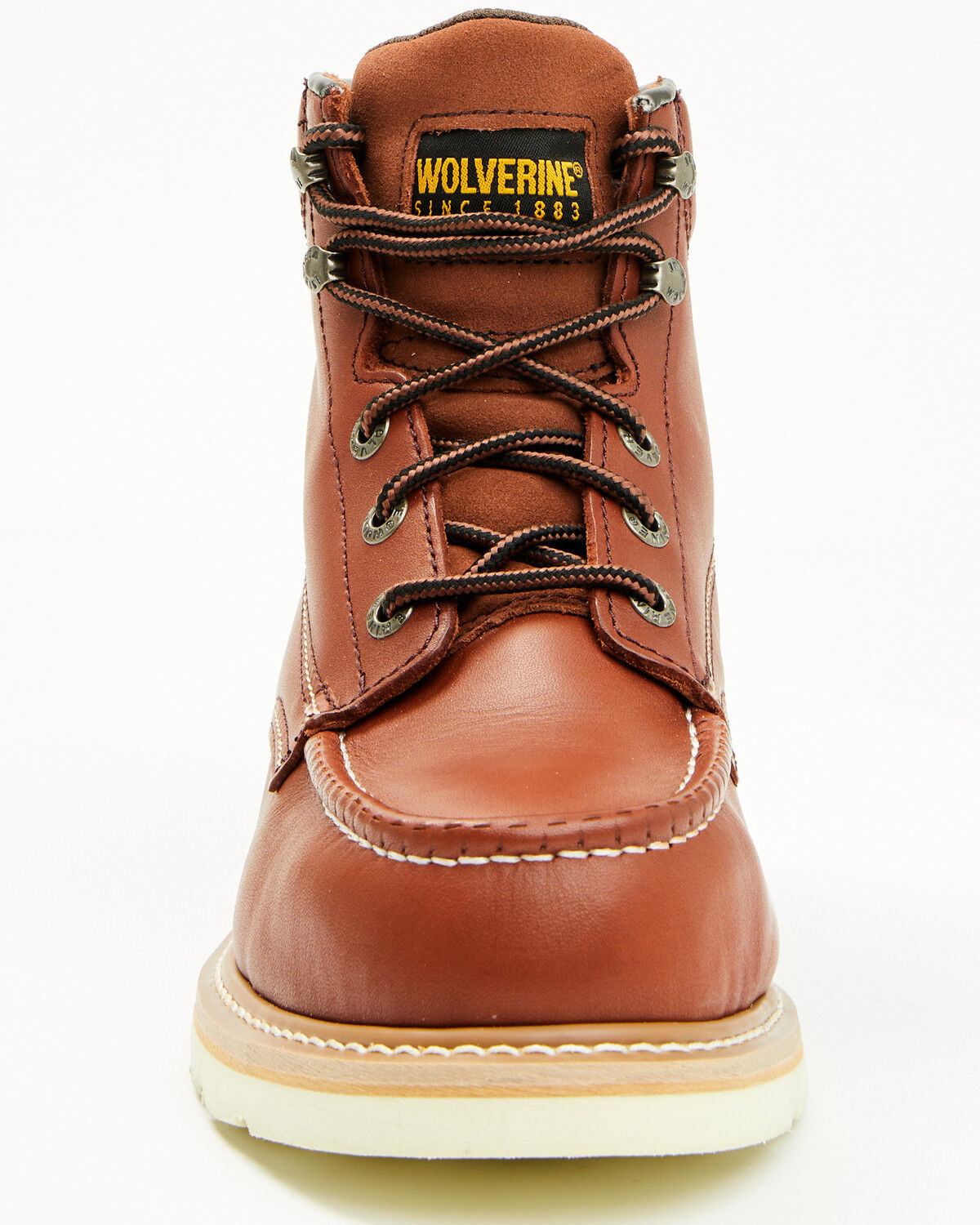 Wolverine Men's 6" Moc Toe Exclusive Wedge Work Boots - Steel Toe