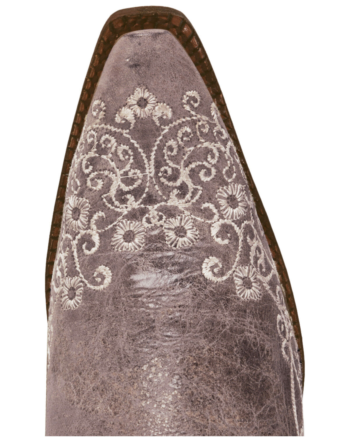 Corral Women's Crater with Bone Embroidery Western Boots - Snip Toe