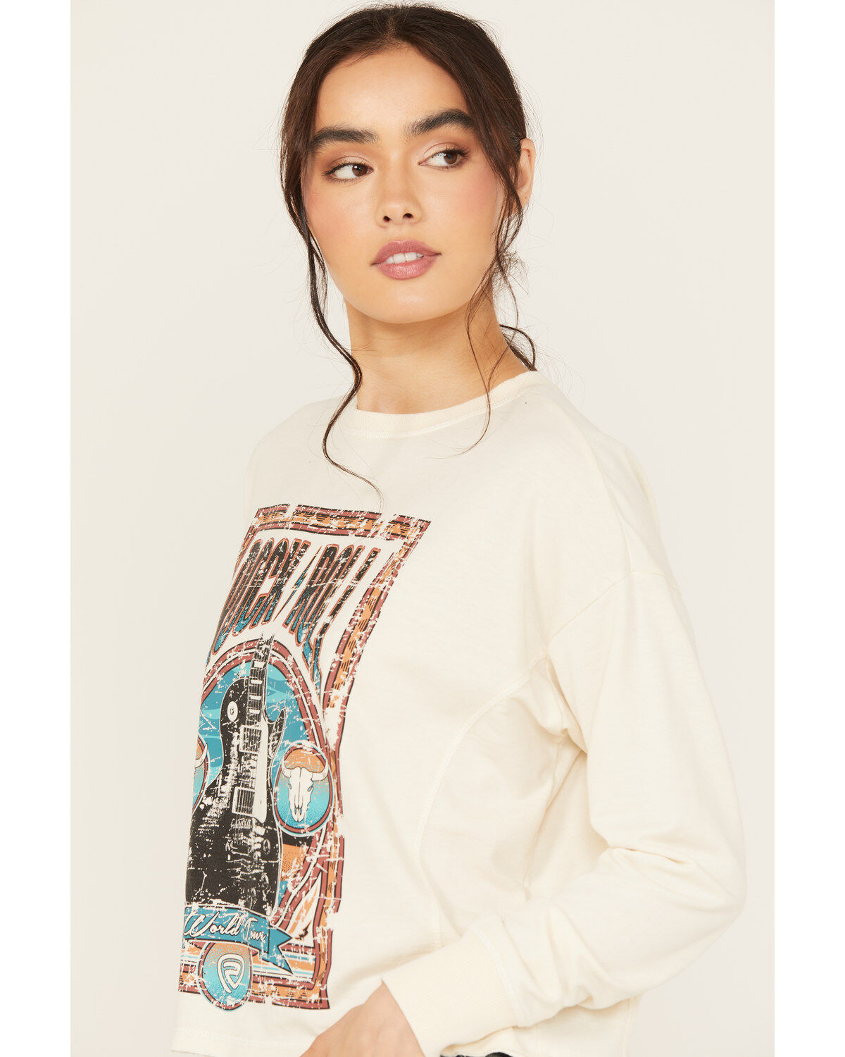 Rock & Roll Denim Women's Rock & Roll Long Sleeve Graphic Tee