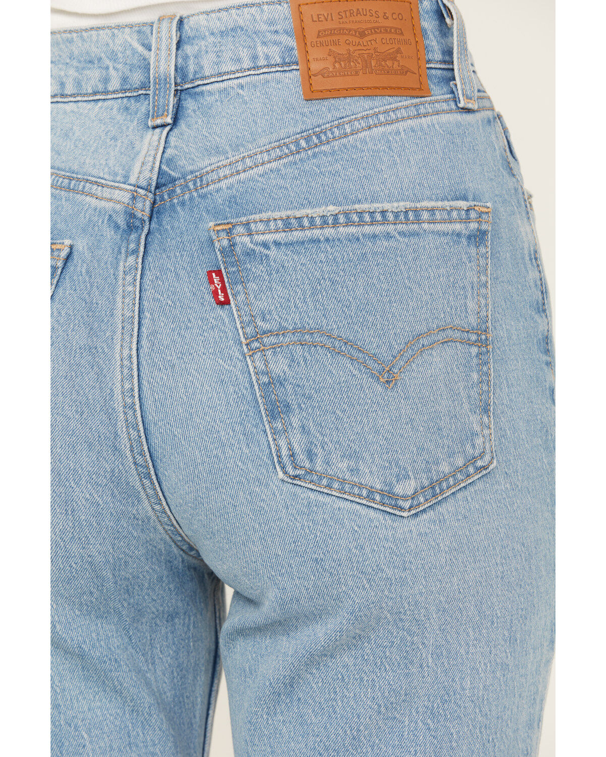 Levi's Premium Women's Light Wash 70s High Rise Stretch Flare Jeans