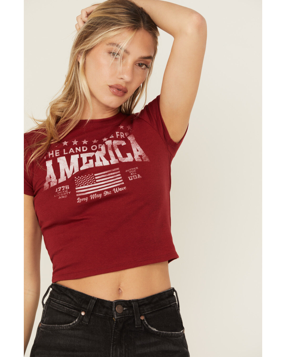 Youth in Revolt Women's Land Free Short Sleeve Graphic Tee