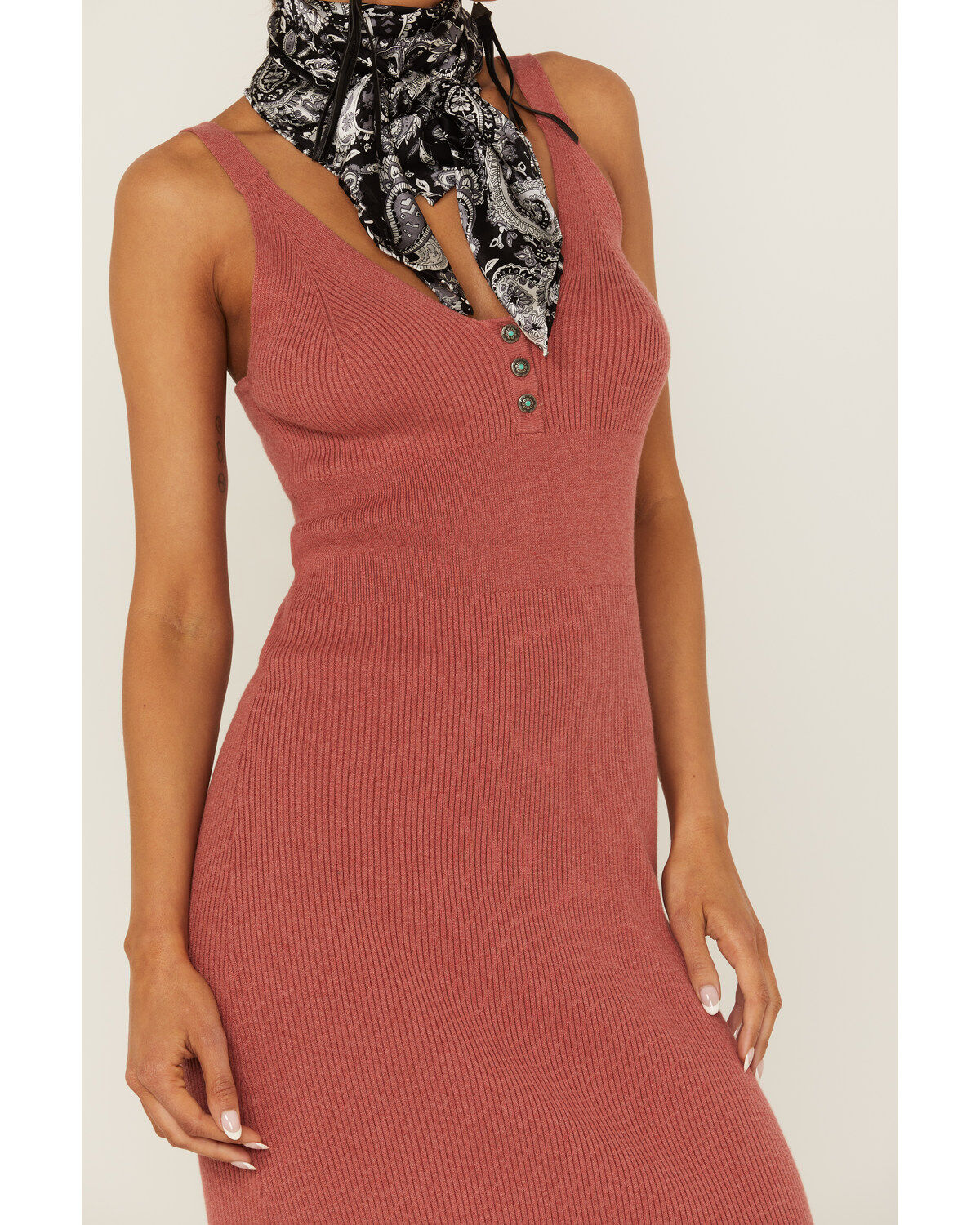 Tasha Polizzi Women's Helena Rib Knit Midi Dress