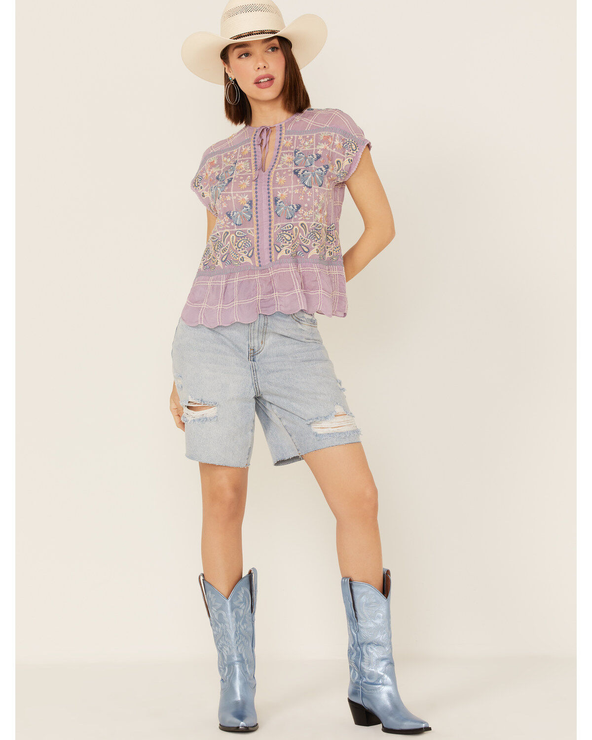 Johnny Was Women's Paise Blouse