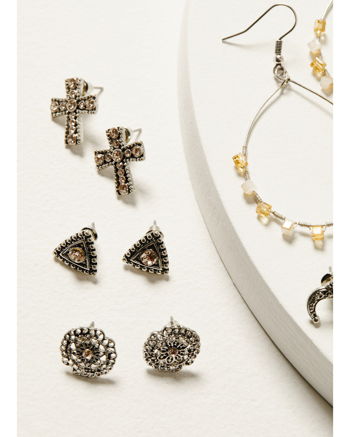 Shyanne Women's Champagne Chateau 6-Piece Earrings Set