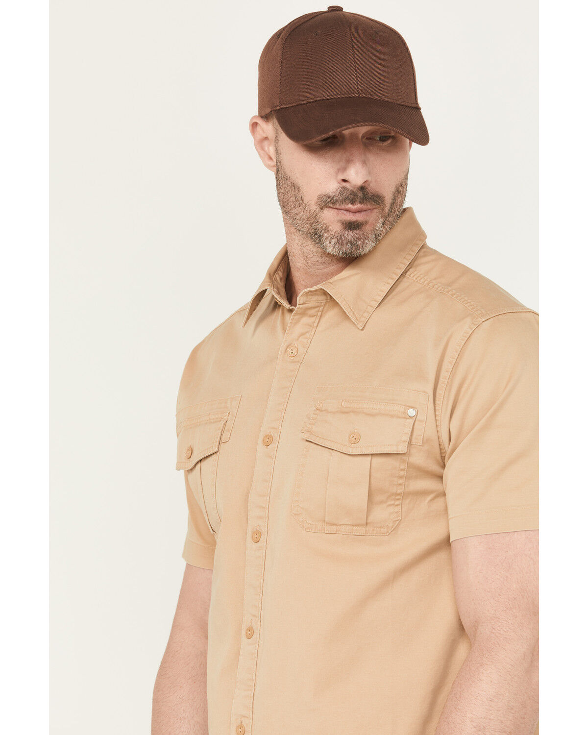 Thorogood Men's Stretch Utility Short Sleeve Button-Down Work Shirt