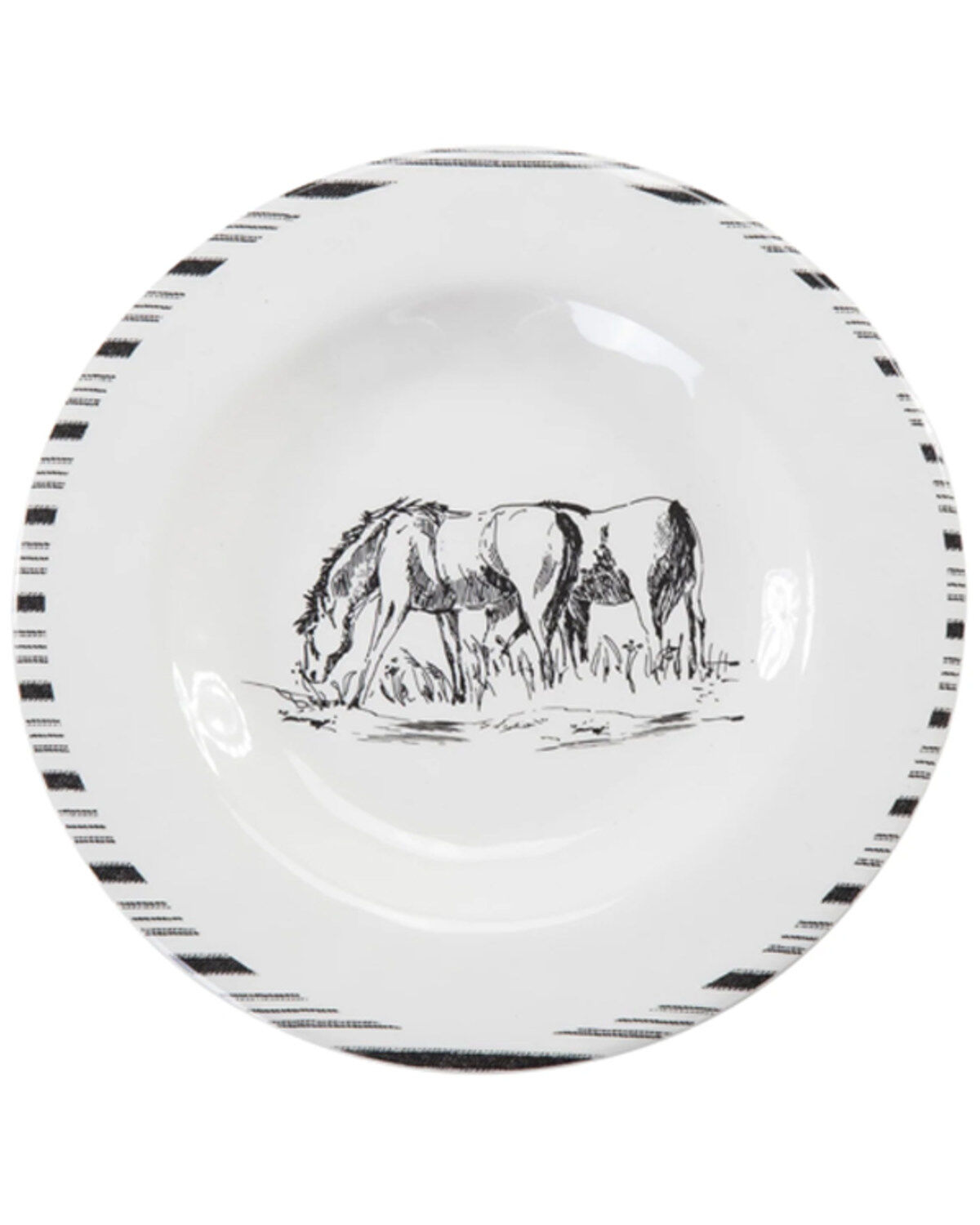 HiEnd Accents 14-Piece Ranch Life Melamine Dinnerware Set