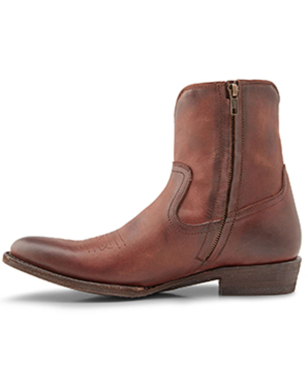 Frye Men's Austin Inside Zip Ankle Boots - Round Toe