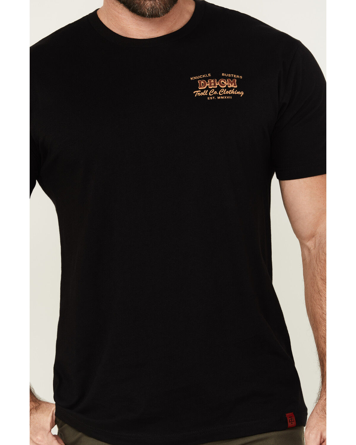 Troll Co Men's Retro Knuckle Buster Short Sleeve Graphic T-Shirt