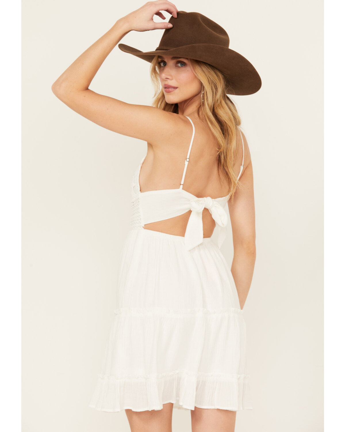 Shyanne Women's Lace Bustier Mini Dress