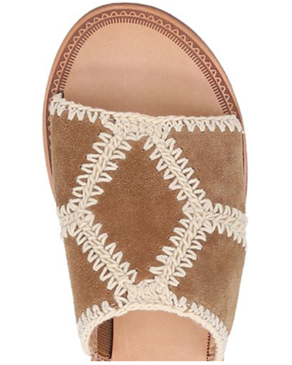 Frye Women's Ava Crochet Slide Sandals
