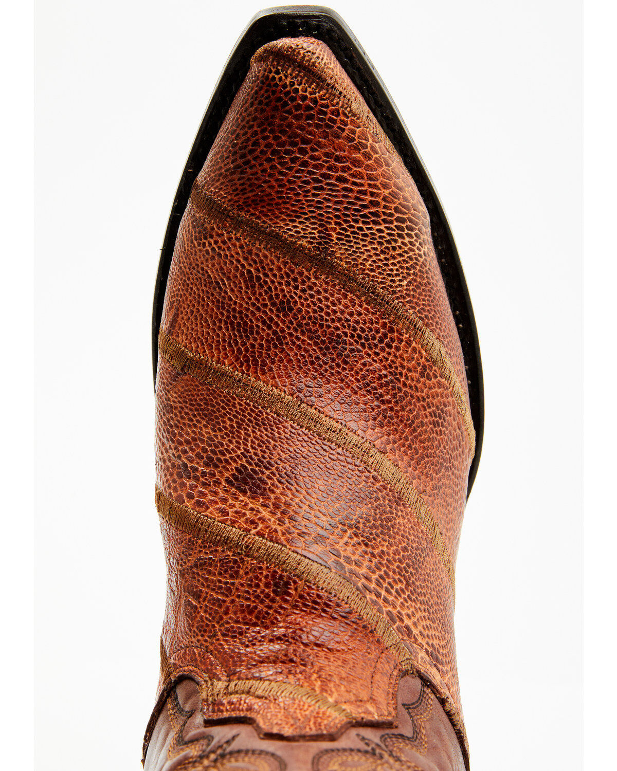 Dan Post Men's Exotic Ostrich Leg Western Boots - Snip Toe