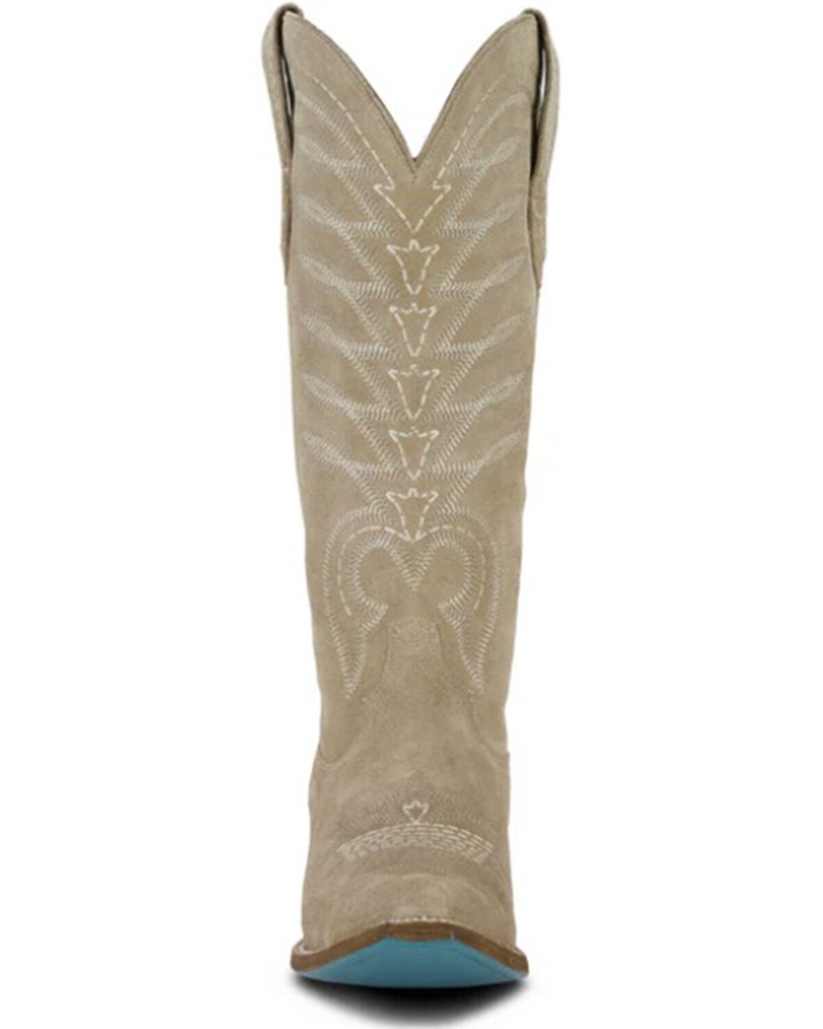 Lane Women's Squash Blossom Suede Tall Western Boots - Snip Toe