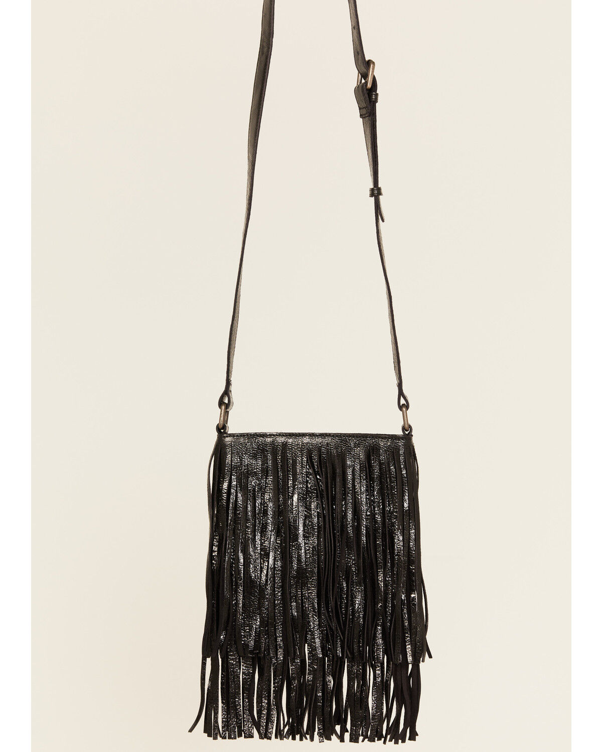 Idyllwind Women's Camarillo Metallic Fringe Suede Crossbody Bag