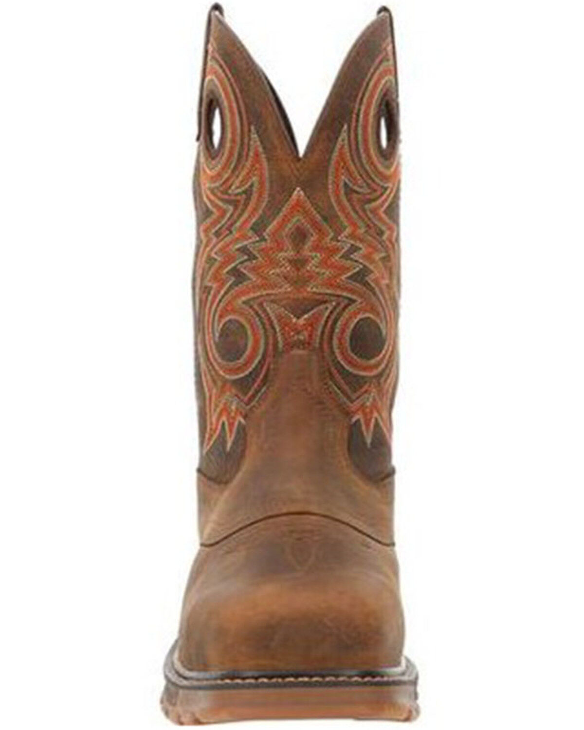 Durango Men's Saddle Waterproof Western Work Boots - Composite Toe