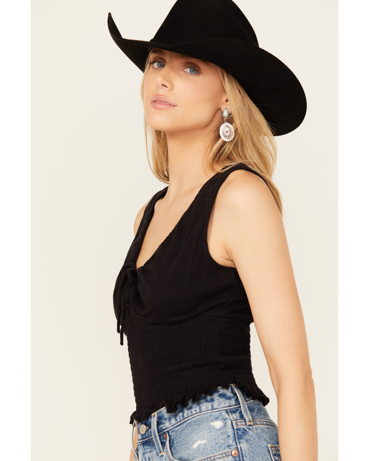 Bila Women's Sleeveless Ruched Tank