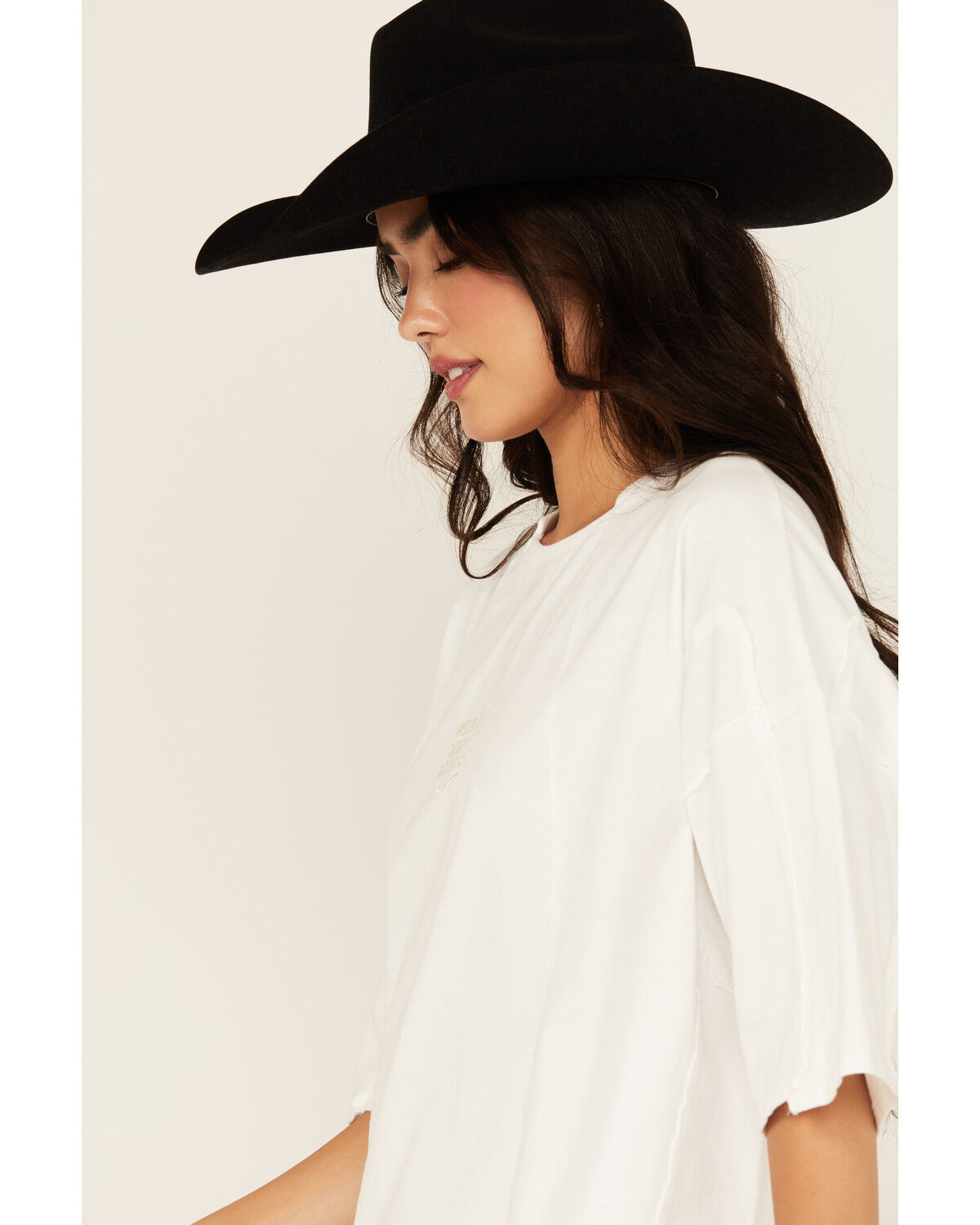 Blue B Women's Solid Embroidered Short Sleeve Tee