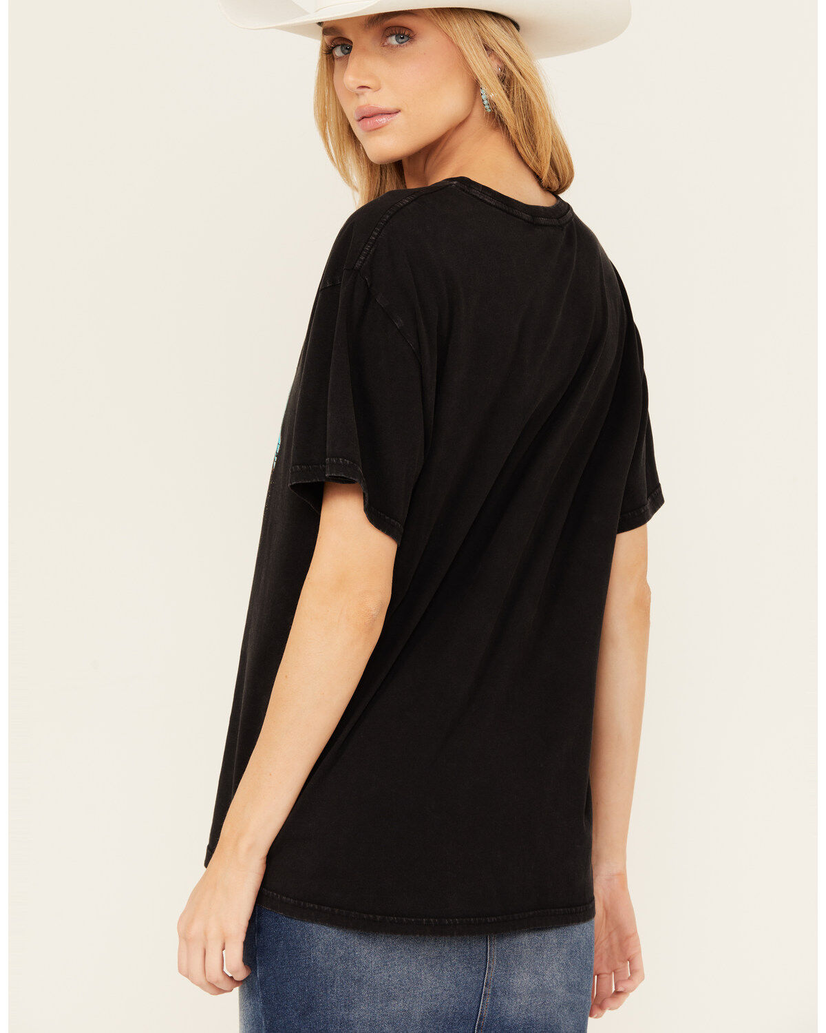 Rock & Roll Denim Women's Rock & Roll Rhinestone Short Sleeve Graphic Tee