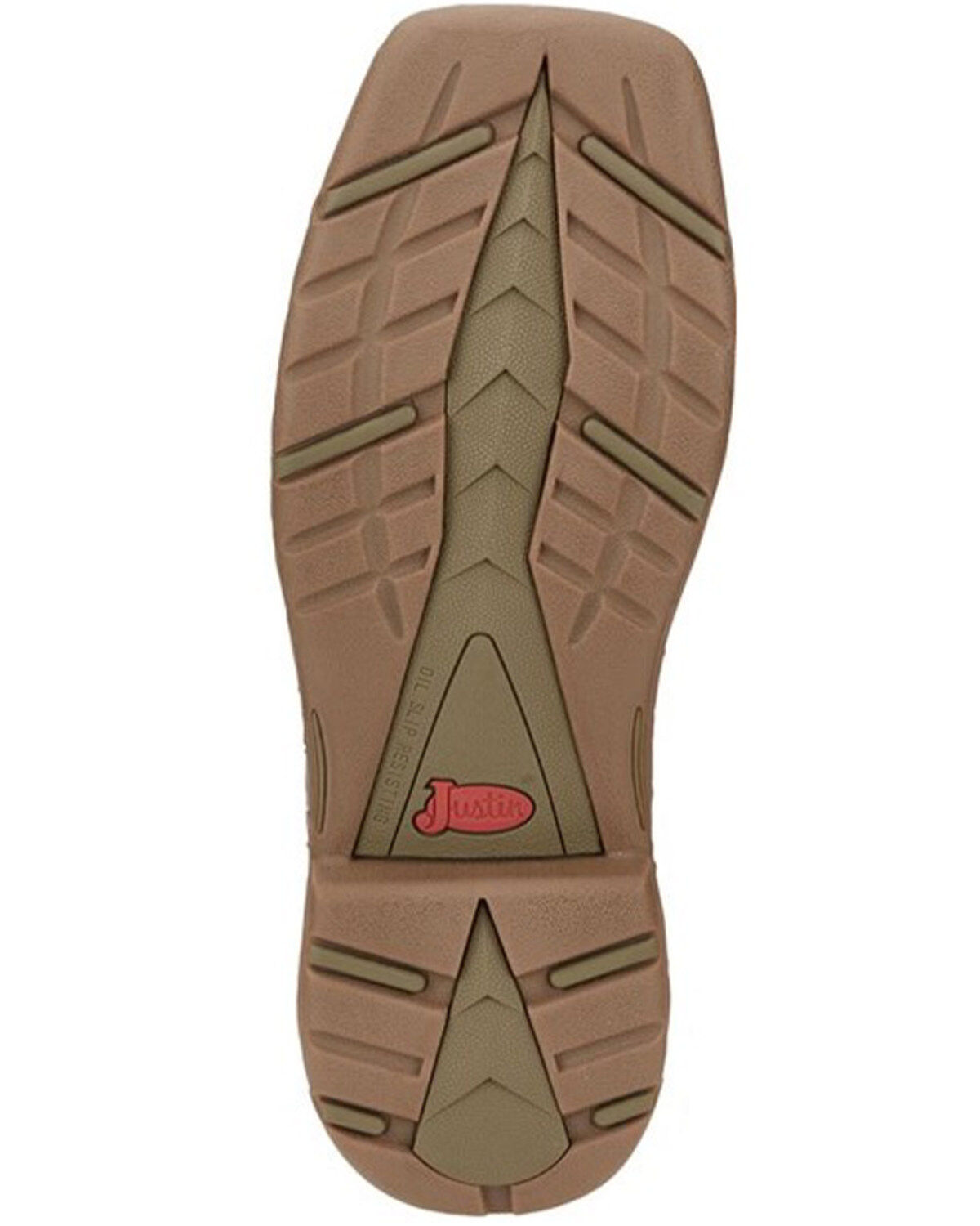 Justin Men's Rush Strike Camo Shaft Leather Pull On Snake Boots - Square Toe