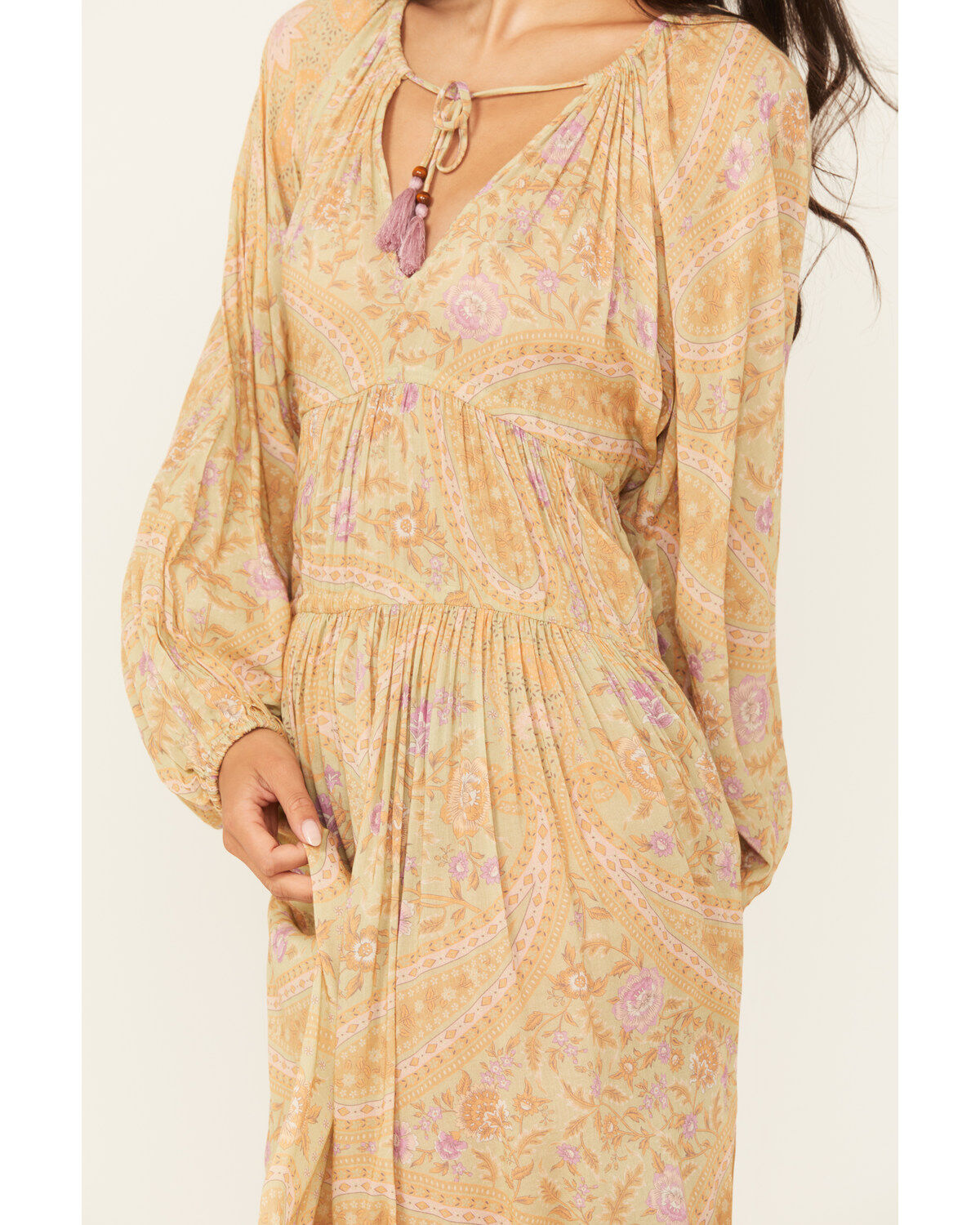 Spell Women's Belladonna Floral Print Midi Dress