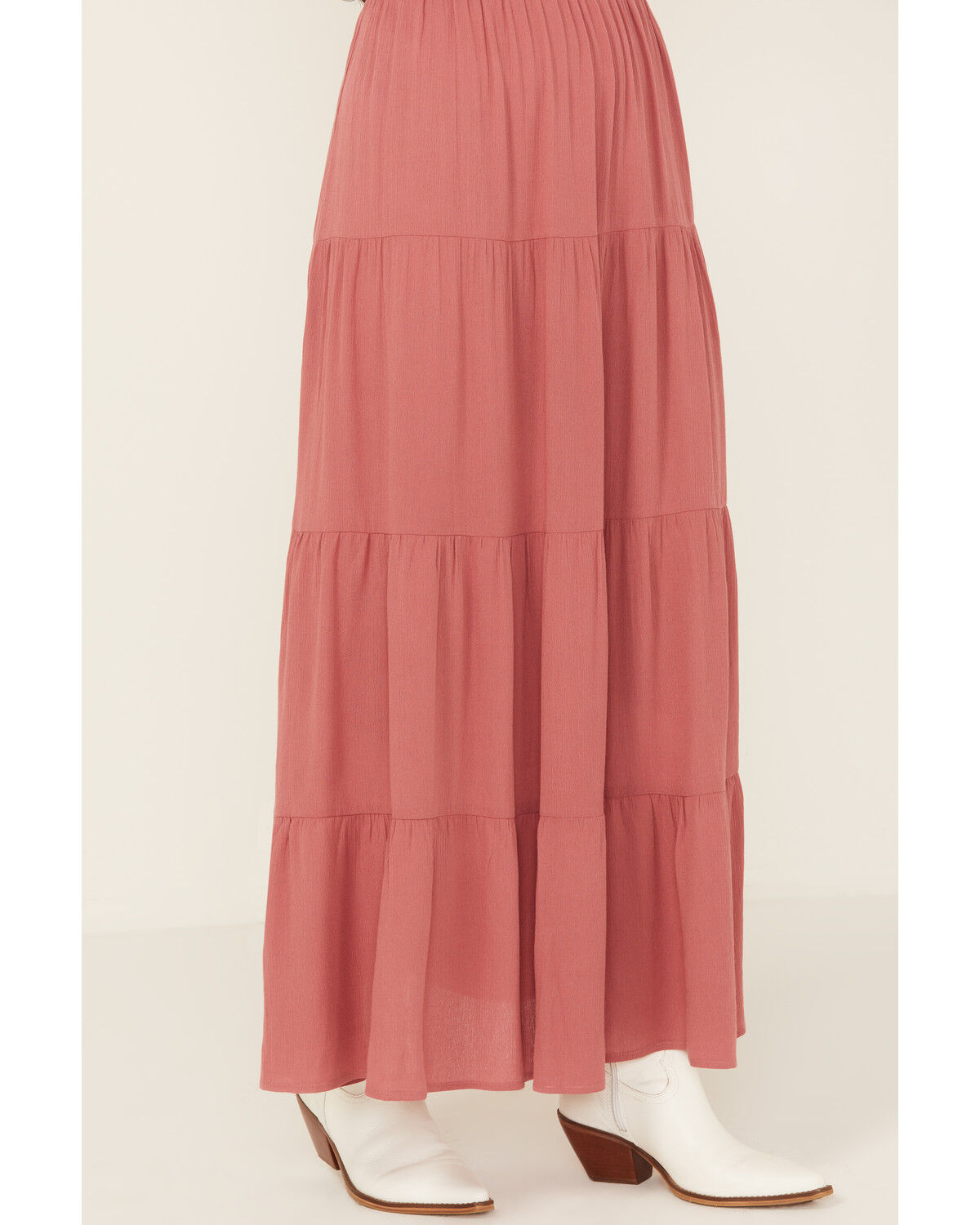 Originality Women's Tiered Maxi Skirt
