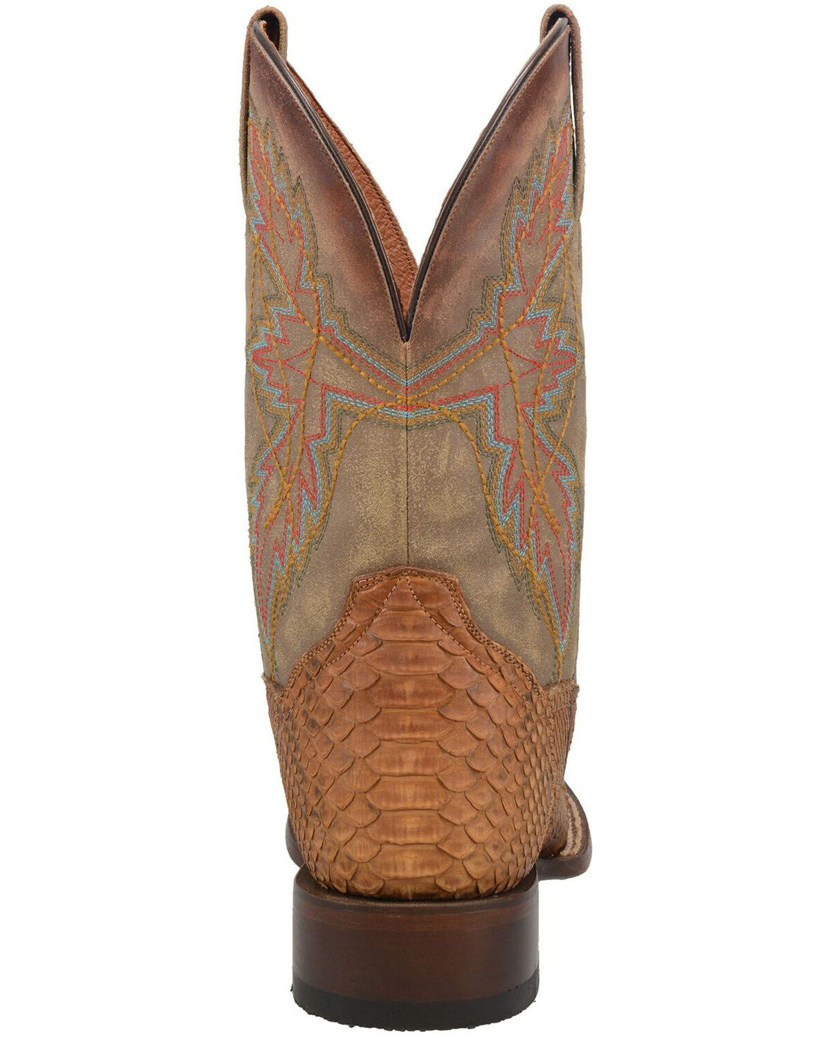 Dan Post Men's Dry Gulch Python Exotic Boots - Broad Square Toe