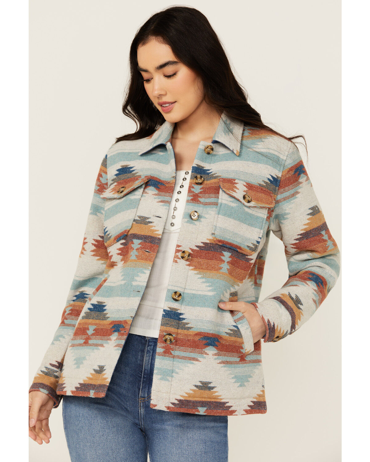 Idyllwind Women's Dusk Southwestern Print Shacket