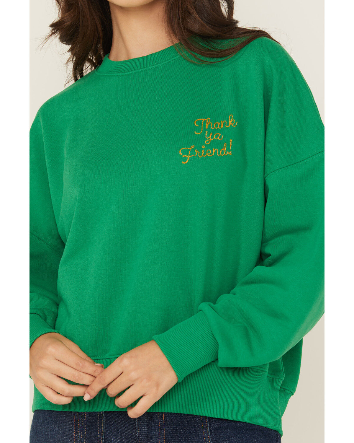 Wrangler X Lainey Wilson Women's Thank Ya Friend Sweatshirt