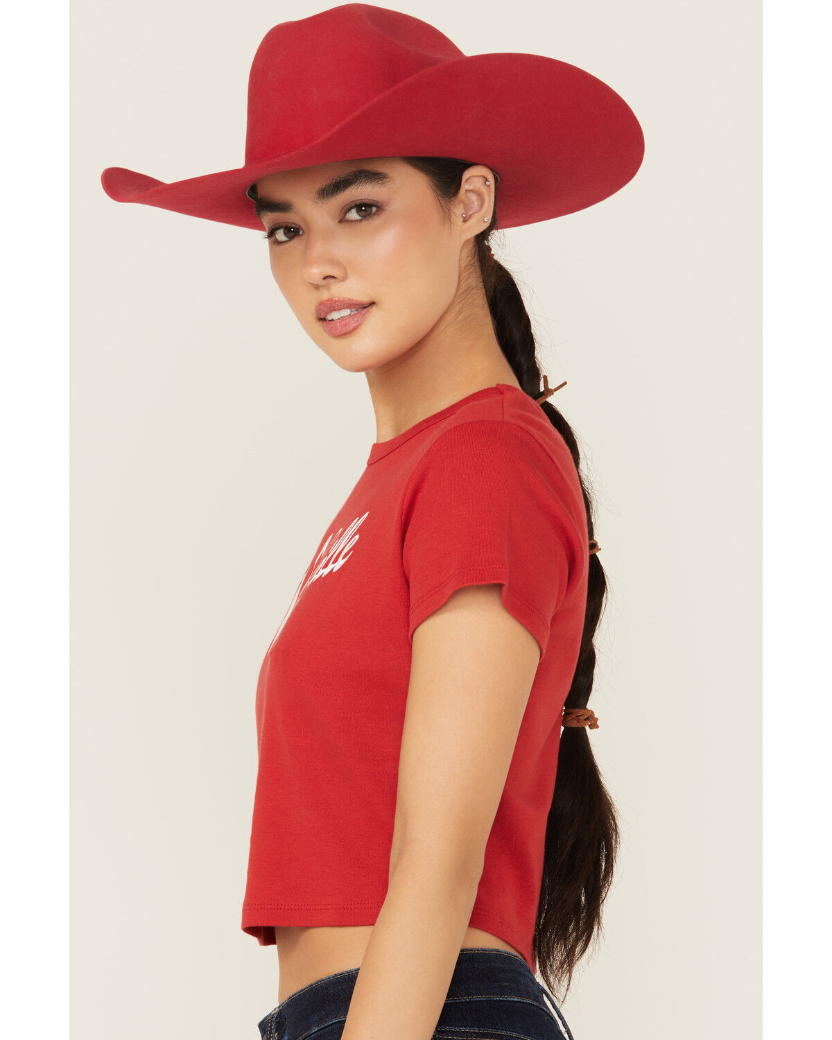 Girl Dangerous Women's Nashville Logo Short Sleeve Baby Tee