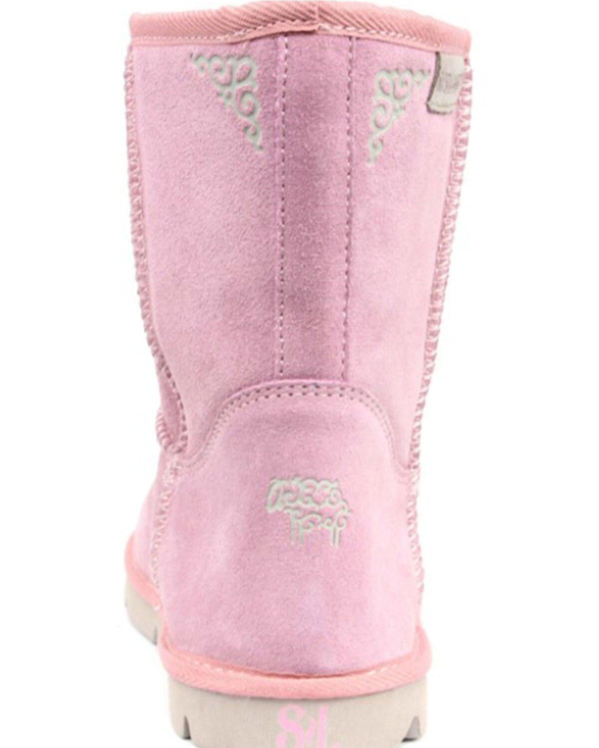 Superlamb Women's Argali 7.5" Suede Leather Pull On Casual Boots - Round Toe
