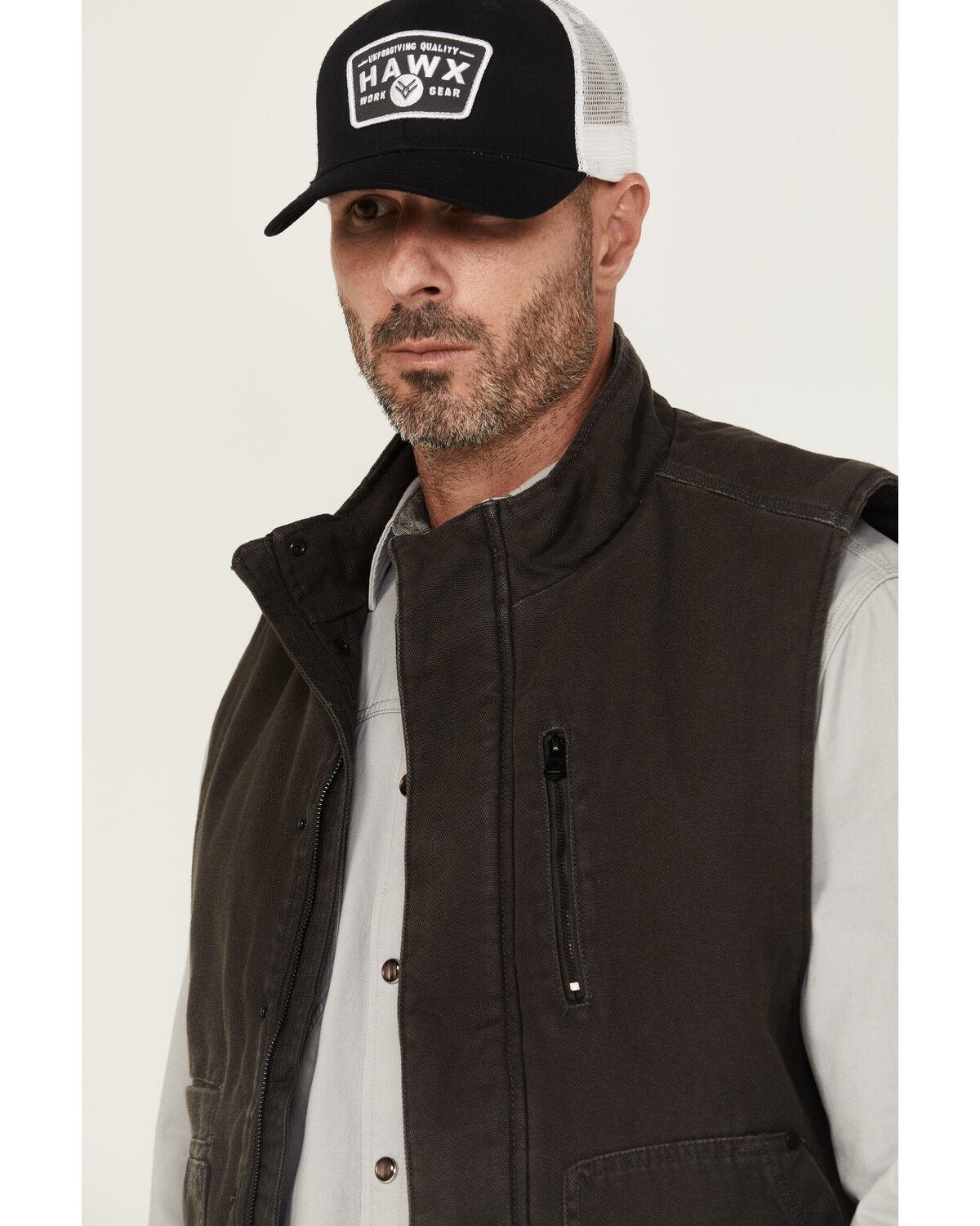 Thorogood Men's Heritage Stone Washed Canvas Vest