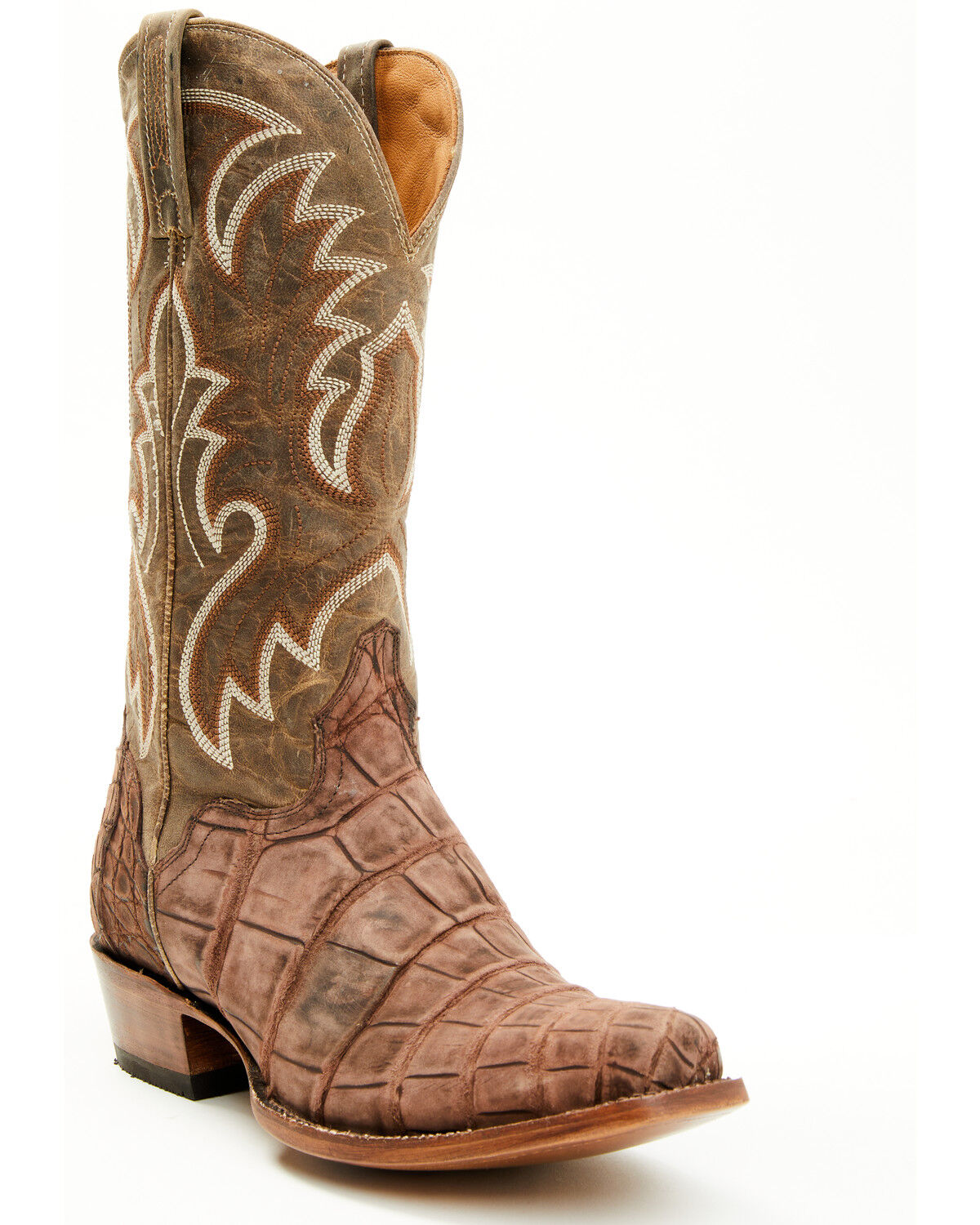 El Dorado Men's Exotic Alligator Western Boots - Square Toe