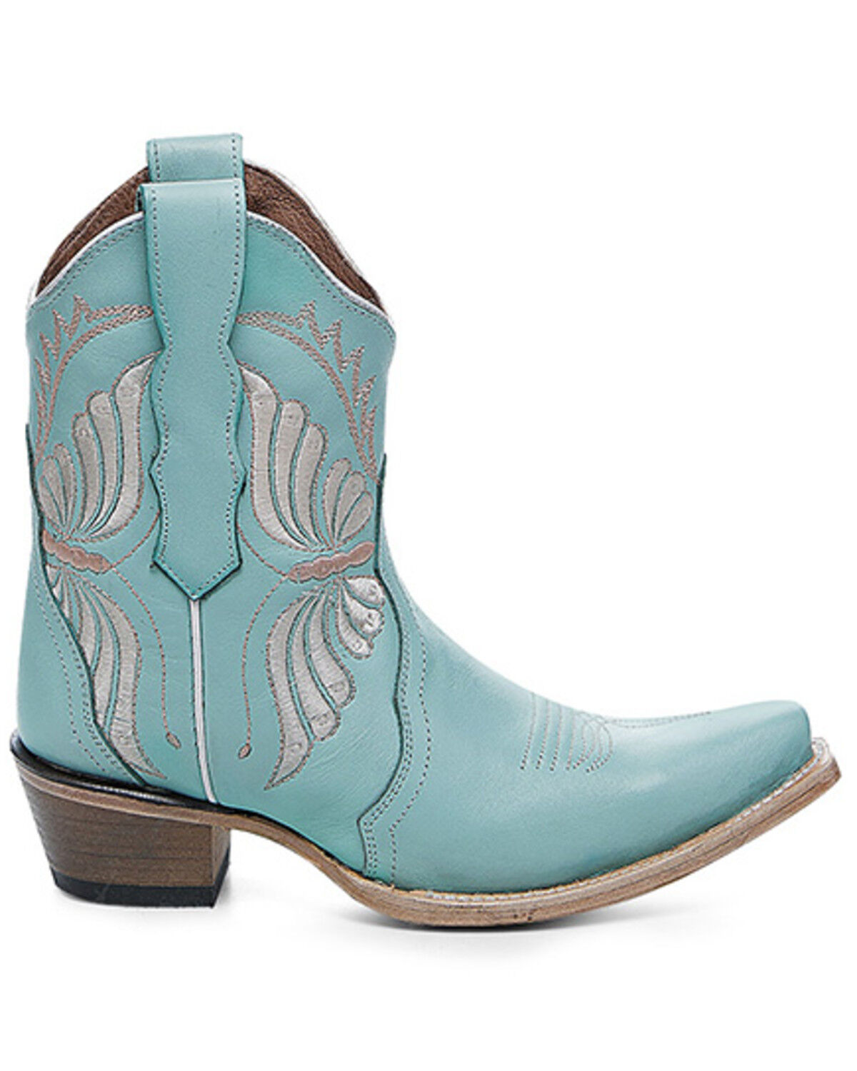 Circle G Women's Butterfly Western Booties - Snip Toe