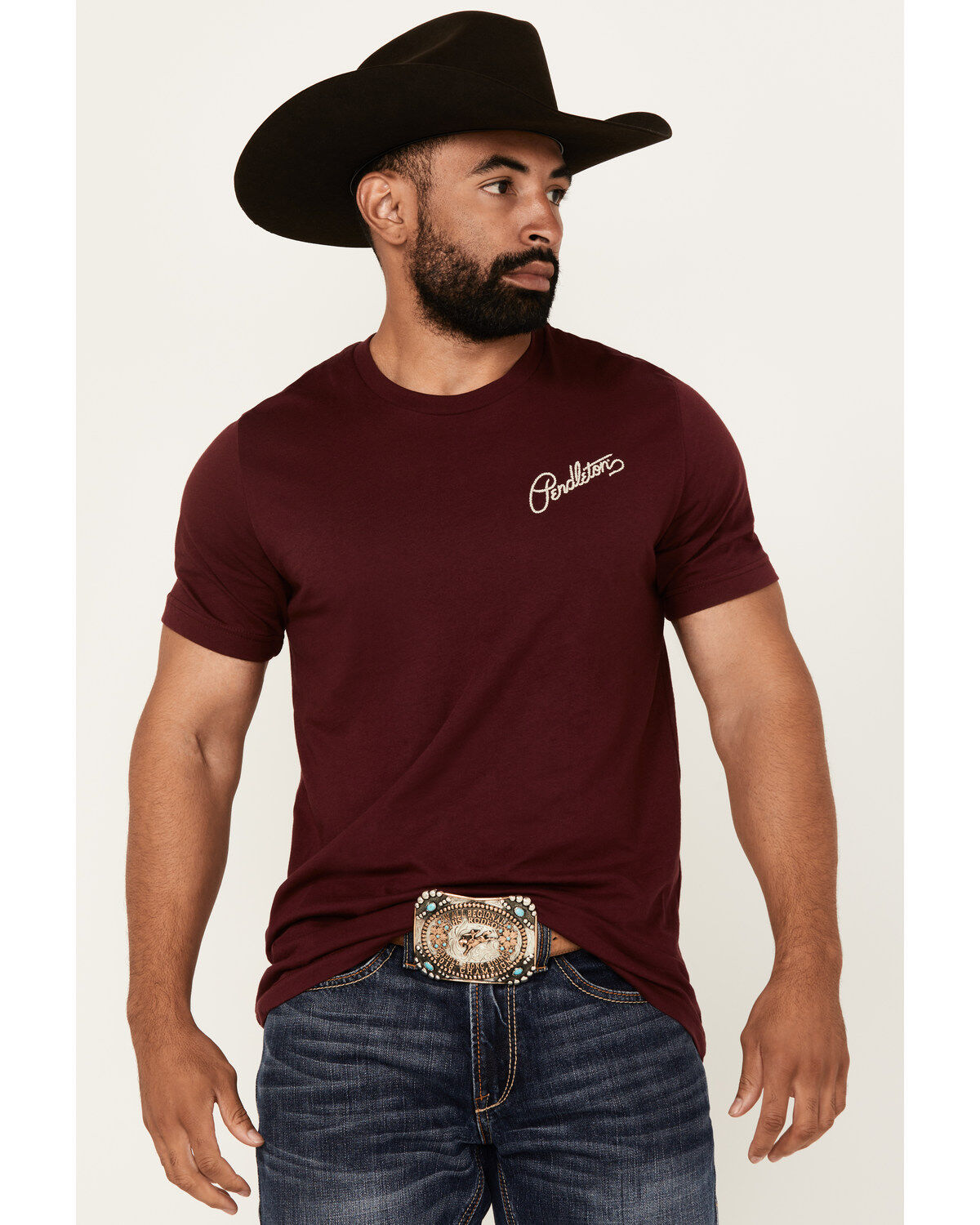 Pendleton Men's Boot Barn Exclusive Rancher Short Sleeve Graphic T-Shirt