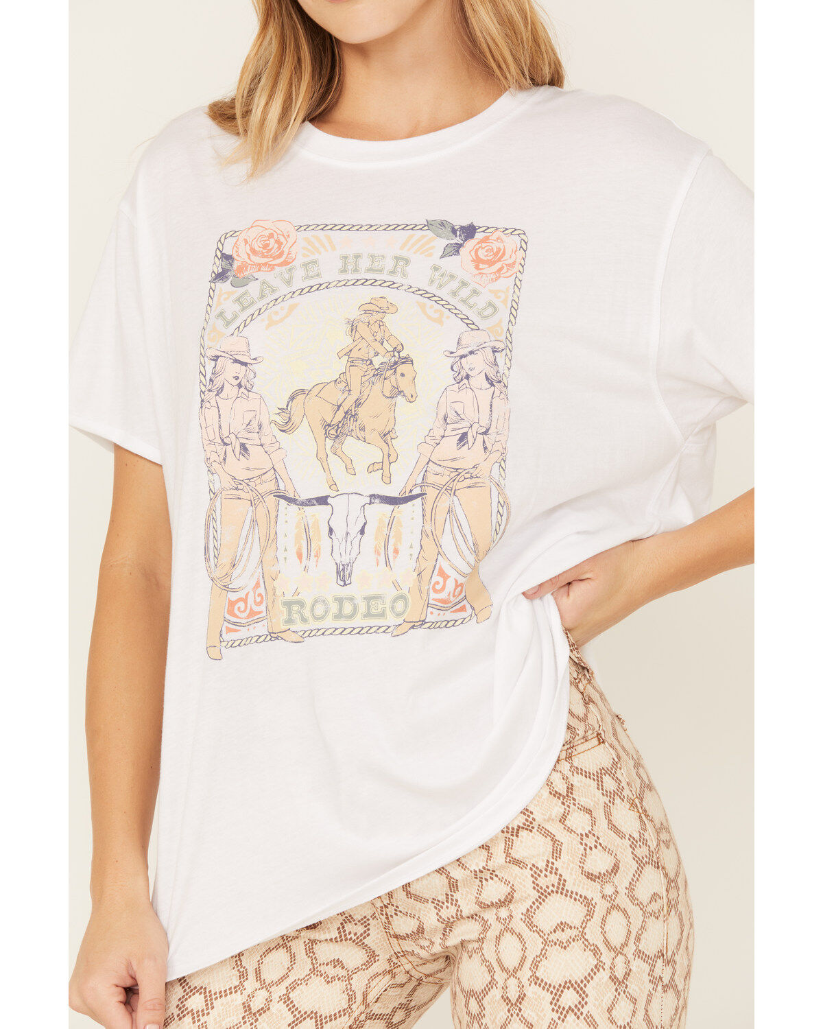 White Crow Women's Leave Her Wild Graphic Tee