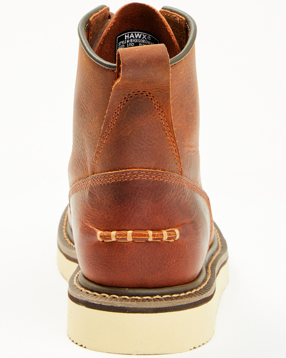 Hawx Men's 6" Lace-Up Moc Work Boots - Soft Toe